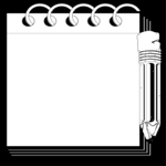 Notepad Frame Clip Art