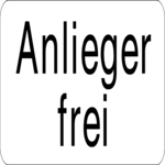 German Road Sign 5 Clip Art