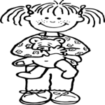 Girl Holding Teddy Bear