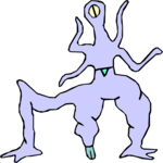 Mutant Creature 173 Clip Art