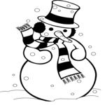 Snowman 3 Clip Art
