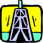 Oil Derrick 3 Clip Art