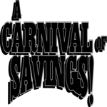 Carnival of Savings Clip Art