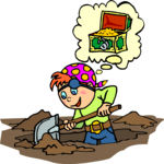 Boy Digging