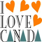 I Love Canada 2 Clip Art
