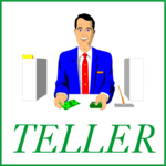 Teller Clip Art