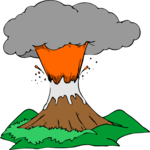 Volcano 05 Clip Art