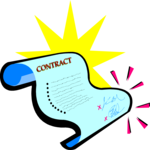 Contract Clip Art