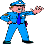 Police Officer & Whistle