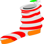 Stocking 19 Clip Art