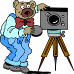 Photographer - Bear Clip Art