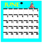 41 June - Fri Clip Art