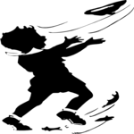 Silhouettes, Boy Losing Cap