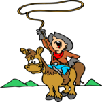 Cowboy with Lasso 5