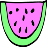 Watermelon Slice 08 Clip Art