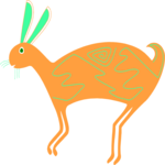 Rabbit 7 Clip Art