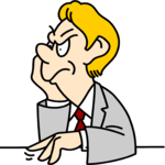 Man Frustrated Clip Art