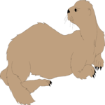 Otter 1 Clip Art