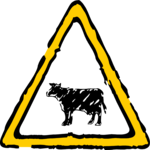 Cattle Crossing Clip Art