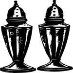 Antique Style Salt & Pepper Shakers 2