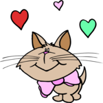 Kitten - Loving Clip Art