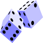 Dice 10 Clip Art