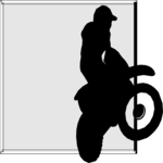 Motorcycle Racing 1 Clip Art