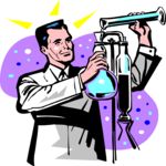 Scientist 03 Clip Art