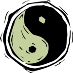 Yin Yang 08 Clip Art