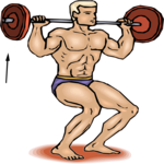 Weight Lifting 48 Clip Art