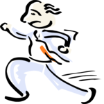 Man Running 11 Clip Art