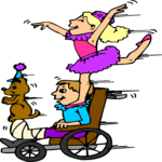 Playing on Wheelchair 1