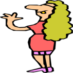 Mutant Female 18 Clip Art