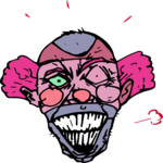 Evil Clown Clip Art