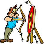 Archery 14 Clip Art
