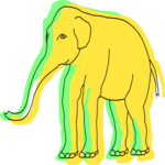 Elephant 18 Clip Art
