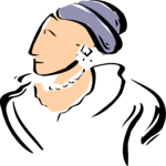 Woman - Profile 1 Clip Art