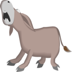 Donkey Braying Clip Art