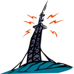 Electrical Line Tower 2 Clip Art