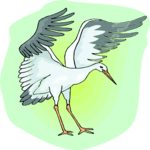 Crane 14 Clip Art