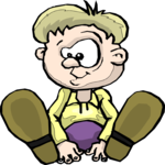 Boy Sitting 4 Clip Art