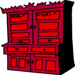 Cabinet 07 Clip Art