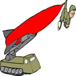 Soldier on Rocket