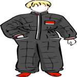 Boy in Jumpsuit 