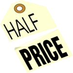 Half Price Tag