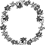 Flower Circle Frame