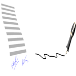 Signatures 3 Clip Art