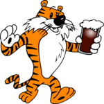 Tiger Drinking