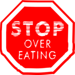 Stop Over Eating Clip Art