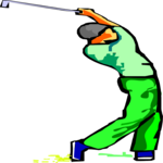 Golfer 51 Clip Art